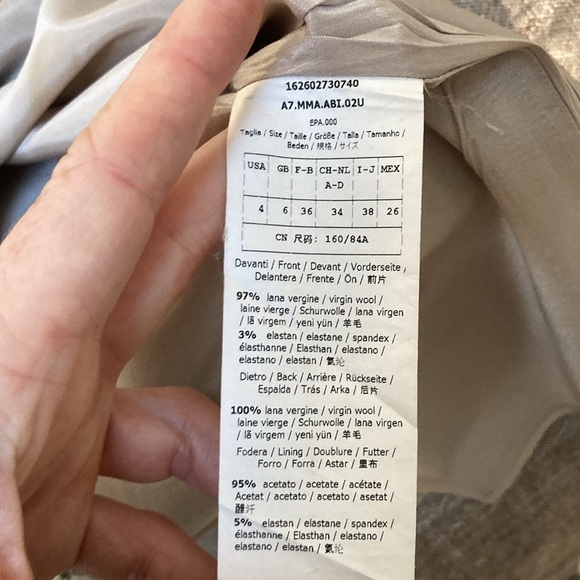 Stunning Max Max Emy wool dress Size 4 - Picture 8 of 17